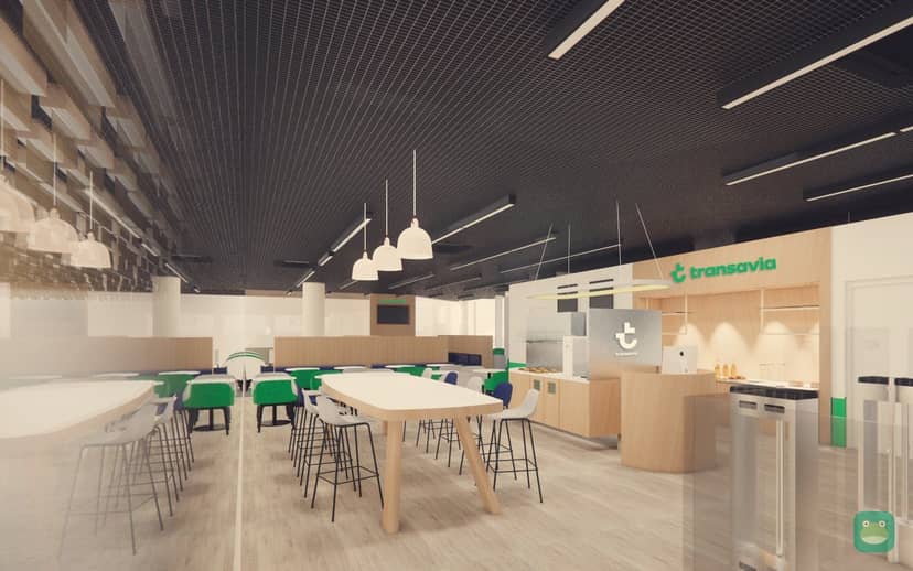 Transavia Lounge (Orly 2), ORY Orly 2 — lounge interior