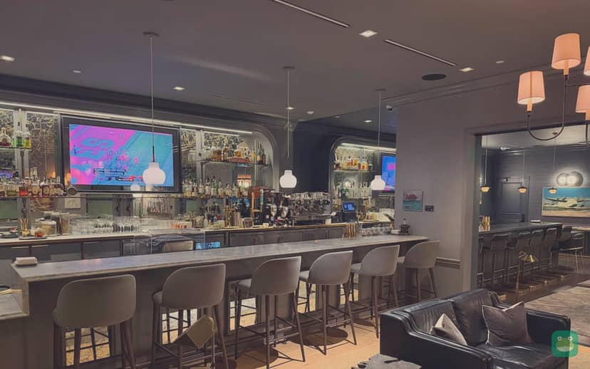 PS at LAX, LAX private terminal — communal lounge area