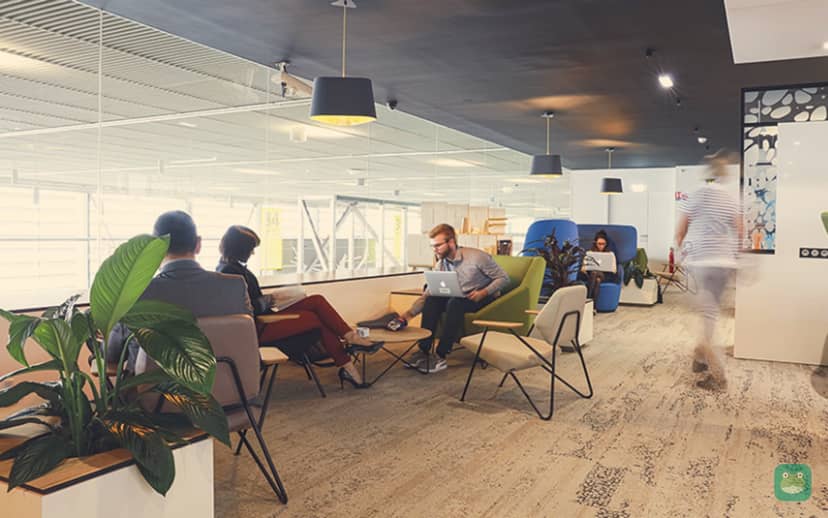 Salon La Croix du Sud, TLS Main Terminal — relaxation area