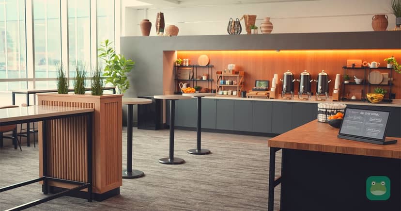 Provisions by Admirals Club, CLT Concourse A — lounge interior