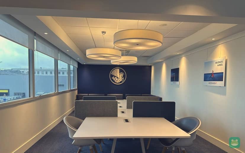 Air France Lounge, BOD Hall B — seating