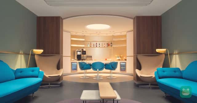 Air France Lounge, CDG Terminal 2E Hall L — lounge interior