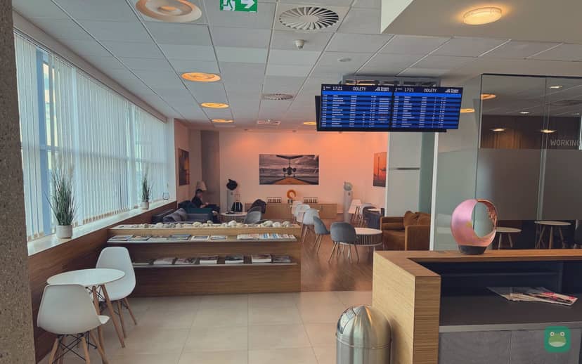 Prague Airport Business Lounge, PRG Terminal 2 — seating (2025)