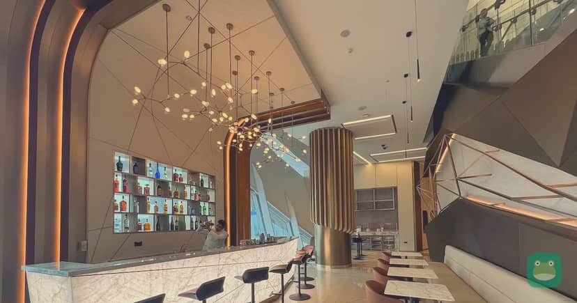 Etihad U.S. Preclearance Lounge, AUH Terminal A — lounge interior