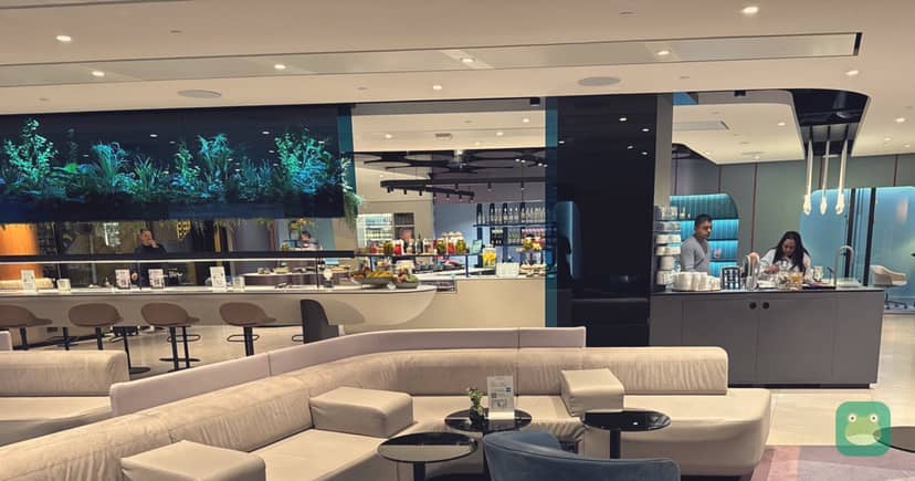 Privium ClubLounge West, AMS Non-Schengen Piers — main seating area