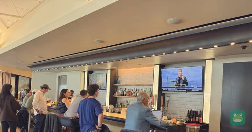 The Centurion Lounge, SFO Terminal 2 — bar (temporary location)