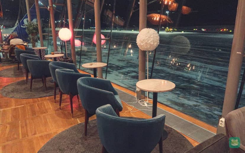 The Lounge by Menzies Aviation, GOT Main Terminal — lounge interior (January 2026)