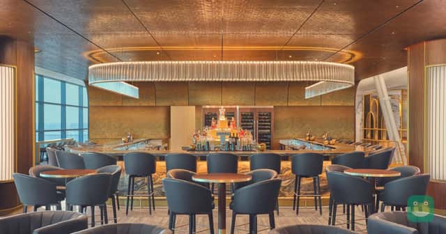 Delta One Lounge, JFK Terminal 4 — premium bar