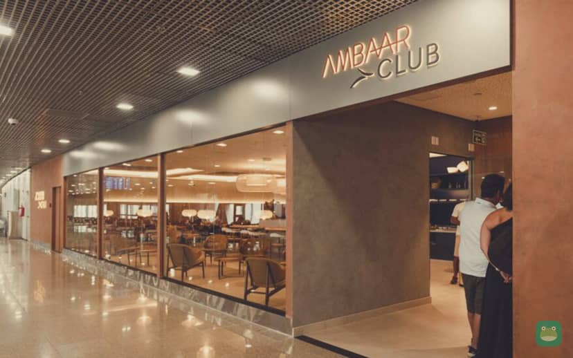 Ambaar Club (Domestic), FOR Terminal 1 — lounge interior