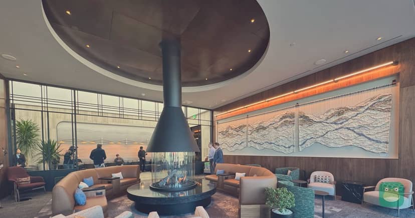 The Centurion Lounge, SLC Concourse B — main lounge area