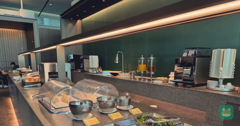 Asiana Business Lounge (West), ICN Terminal 1 — buffet
