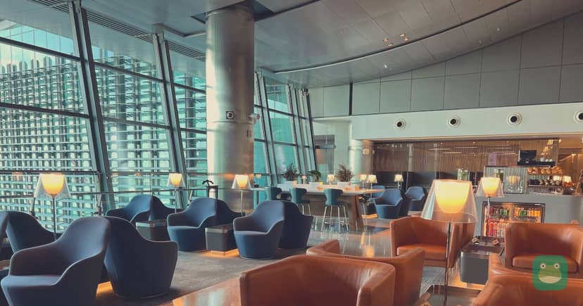Platinum Lounge (South), DOH Main Terminal — seating area